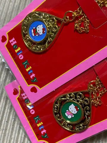 헬로키티 목걸이 펜던트 세트 키티 산리오