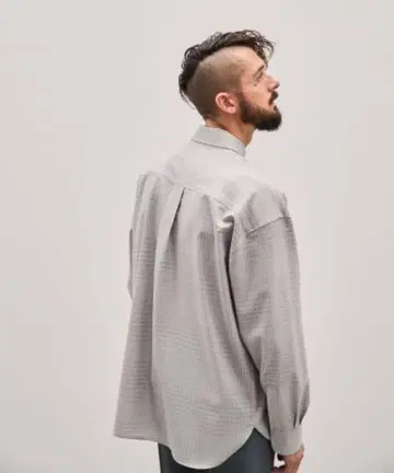 새상품급 LIDNM Super130s WINDOW CHECK SHIRT