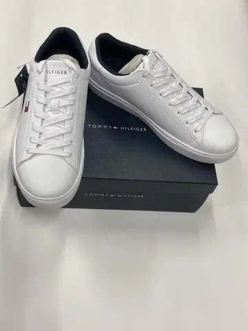TOMMY HILFIGER BRECON 화이트 스니커즈 27.5cm