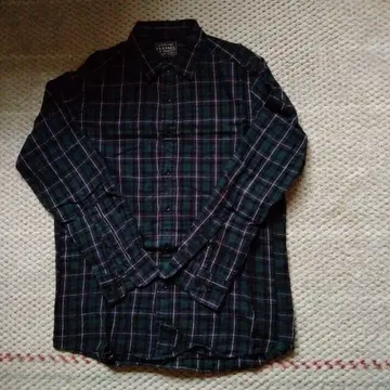 FLANNEL 체크 무늬 플란넬 셔츠 L 사이즈