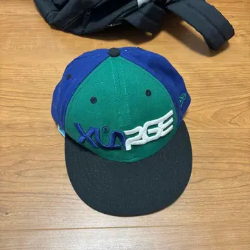 XLARGE 자수 캡 M/L 그린/파랑/블랙