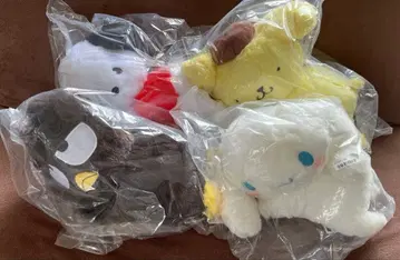 산리오 캐릭터즈 곁잠 BIG 봉제 인형 4세트