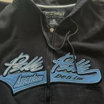 Pelle Pelle 블랙 L 사이즈 지퍼 후드티