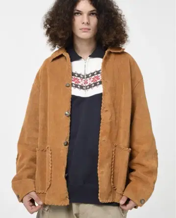 BOWWOW WOVEN SUEDE COVERALL 스웨이드