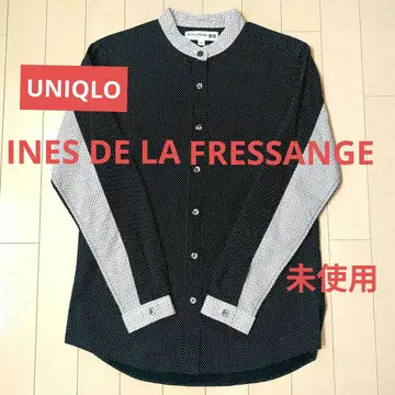 유니클로 INES DE LA FRESSANGE 스탠드 카라 셔츠 미사용