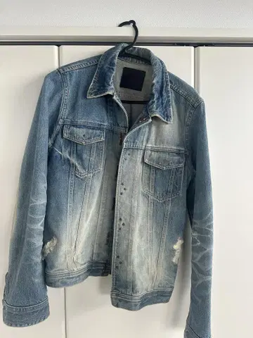 BACKTRASH 라이트 블루 데님 자켓