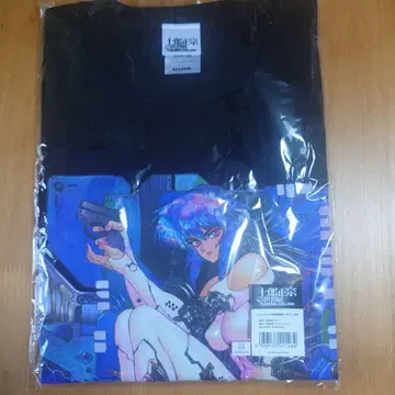 시로 마사무네의 세계전 공각기동대 T셔츠 black XXL
