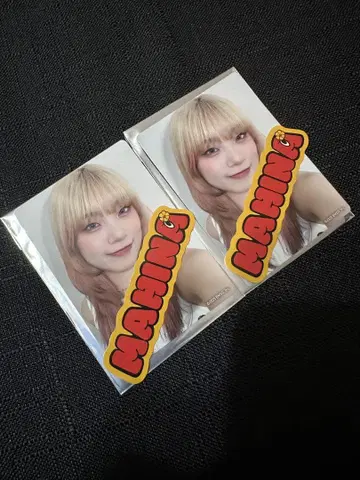 HANA 팬미팅 트레이딩 카드 MAHINA 마히나 2장 세트