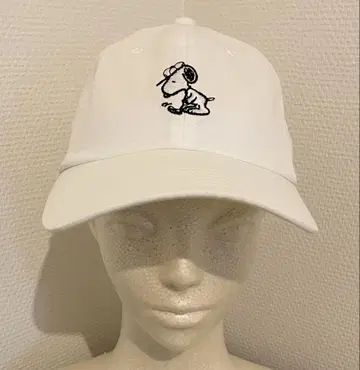 빔즈 골프 SNOOPY 캡 화이트 모자