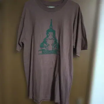 GOODENOUGH 굿이너프 브라운 T셔츠 재고 미사용