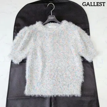 [ 새상품 ] GALLEST 갤러스트 컬러 네프 니트 화이트 38
