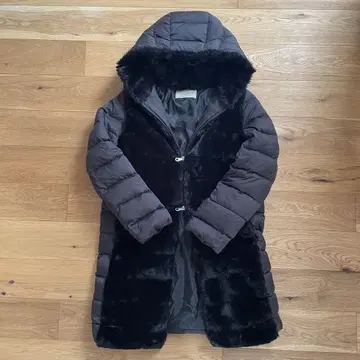 UNITED ARROWS 후드 부착 다운 코트 38