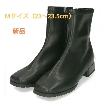 새상품 스퀘어토 스트레치 레인부츠 블랙 M 사이즈