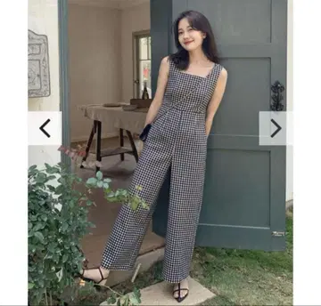 깅엄 체크 살로펫