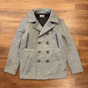 GOODENOUGH 그레이 피 코트 수납 후드 부착