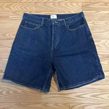 다크 블루 데님 숏팬츠
