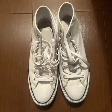 CONVERSE REACT 화이트 하이컷 스니커즈