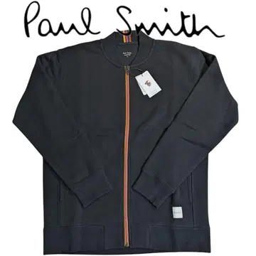 폴스미스 속기모 집업 블루종 M 아티스트 스트라이프 블랙