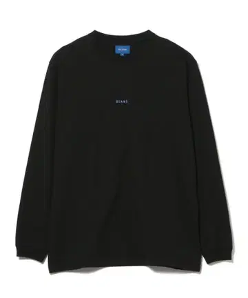 BEAMS 미니 로고 롱 슬리브 T셔츠 블랙