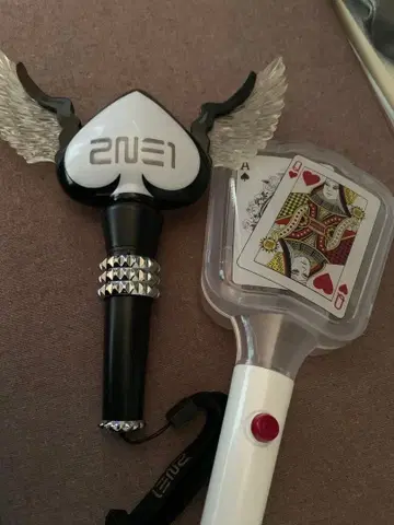 2NE1 하트형 응원봉 카드형