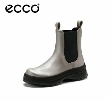 ECCO 실버 사이드 고어 부츠 미사용 새상품