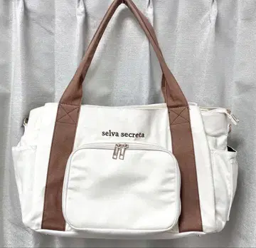 selva secreta 토트백 화이트/브라운