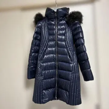 산요 상회 allegri 네이비 다운 자켓 후드 부착