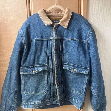 Wrangler 데님 자켓 코듀로이 카라 부착