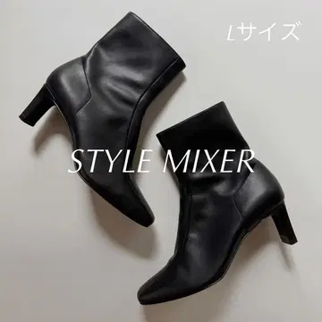 새상품급 stylemixer 블랙 숏부츠 L 24cm