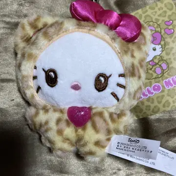 Hello Kitty 레오파드 무늬 키링