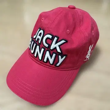 JACK BUNNY 핑크 캡 시착만 한 상품 골프 캡