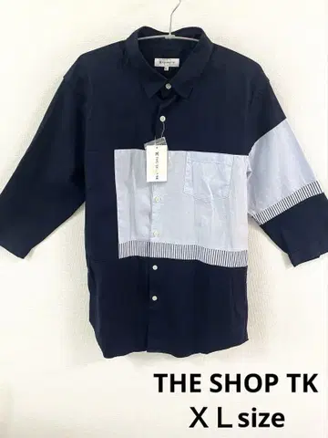 [ 미사용 새상품 ] 더 샵 티케이 THE SHOP TK 7부 소매 셔츠
