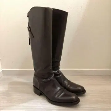 SARTORE 사토레 다크 브라운 롱 부츠 37