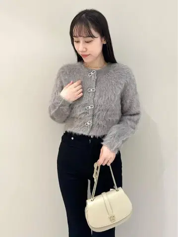 스나이델 비쥬 리본 가디건