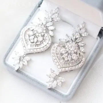 스텔라 브라이덜 귀찌 하트
