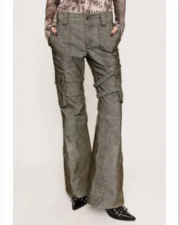 SLY 워싱 코듀로이 플레어 팬츠 사이즈 1