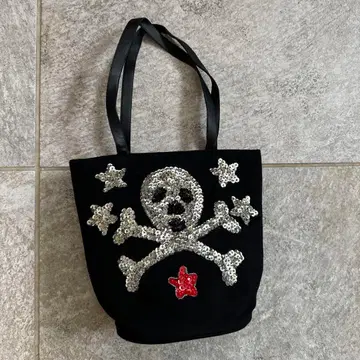 컬리 컬렉션 스컬 토트백