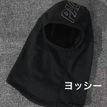 PALACE 블랙 후드 부착 모자