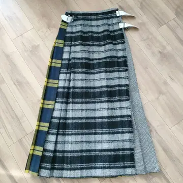 O'NEIL of DUBLIN 패치워크 맥시 스커트 롱 기장