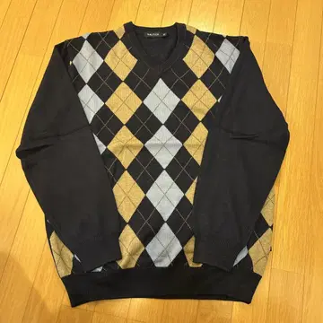 NAUTICA 다이아몬드 패턴 스웨터 XL