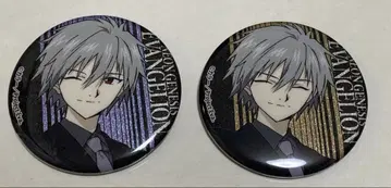 에반게리온 [30th] 나기사 카오루전 글리터 캔뱃지 2개 세트 새상품