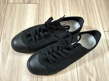 무인양품 피로를 덜어주는 스니커즈 발수 가공 블랙 25
