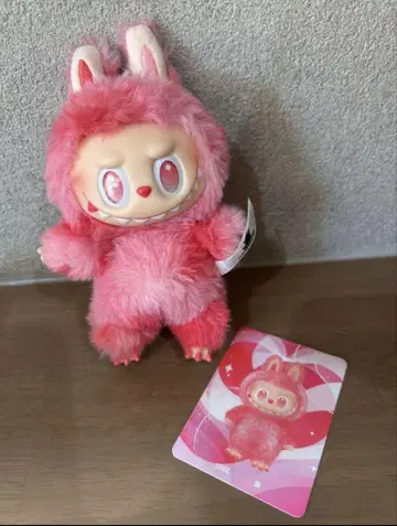 [정품] POPMART 라브부 에너지 LABUBU LOVE 러브 빨간색
