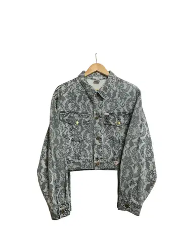GUESS 크롭 데님 자켓 USA제 짧은 기장