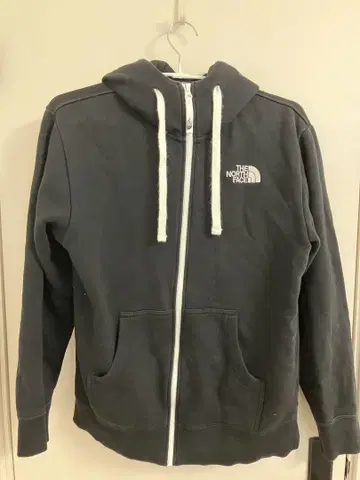 THE NORTH FACE 블랙 풀 집업 후드티 M