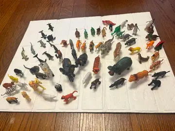 동물 피규어 공룡 바다 생물 세트 67개