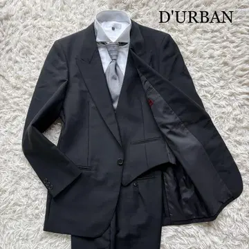 D'URBAN festone 쓰리피스 세레모니 수트 블랙 M