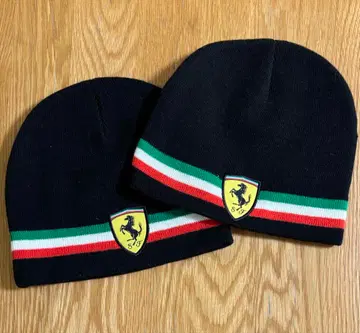 페라리 니트 모자 2개 세트