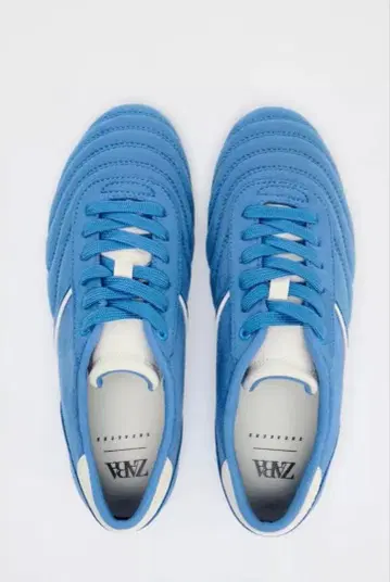 [ 택 포함 ] ZARA 패드 러닝화 블루 39 ( 25.3 )