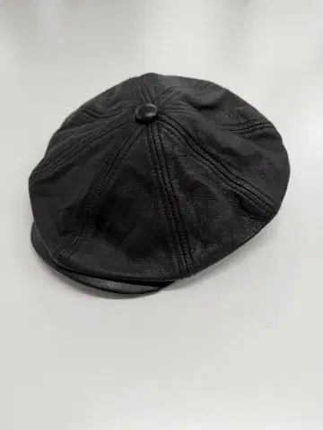 USA제 NEW YORK HAT 가죽 (양가죽): (가죽 헌팅 캡)
